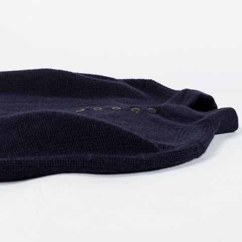 Vintage Navy Alpaca Submariner Henley - Mr.Derk