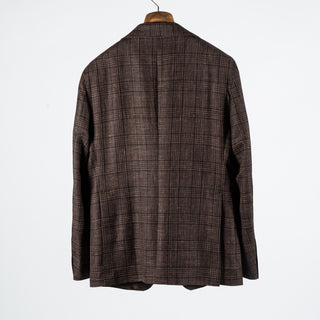 Tagliatore Brown Check Summer Blazer 6