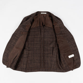 Tagliatore Brown Check Summer Blazer 10