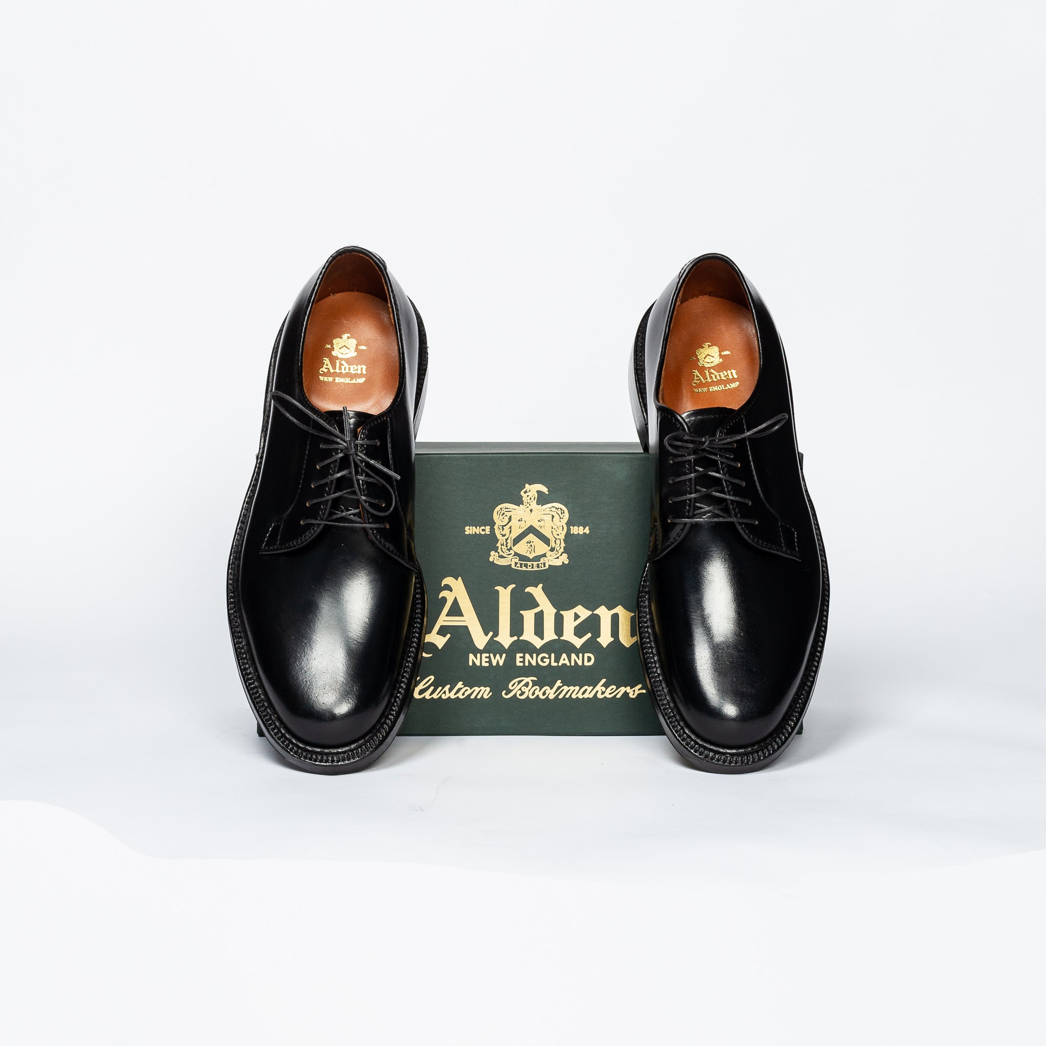 9901 Plain Toe Blucher (Black Cordovan) – Mr.Derk