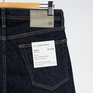 AG Tellis Colfax Ultimate Stretch Denim - Tan, Cotton, Denim, Stretch, Slim Fit - View 7