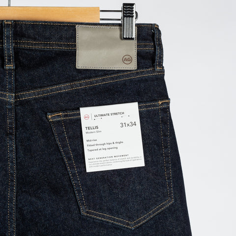 AG Tellis Colfax Ultimate Stretch Denim - Tan, Cotton, Denim, Stretch, Slim Fit - View 7