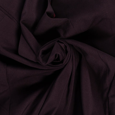 Tagliatore Burgundy Wool Suit - Black, Wool, Silk, Oxford, Tailored Fit, Textured, Made In Italy - Alternate View