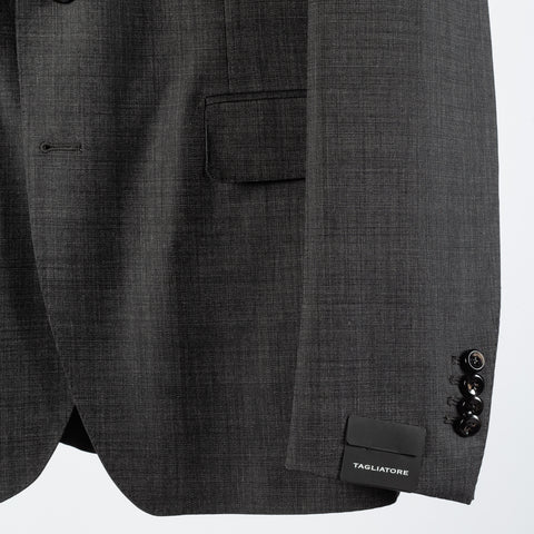 Tagliatore Textured Charcoal Stretch Suit 4