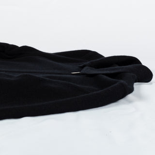 Gran Sasso Black Felted Cashmere Knitted Zip Sweater - Cashmere, Flannel, Italian, Made In Italy - View 8
