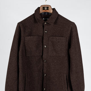 Barbour Textured Brown Marlow Tailored Overshirt 7
