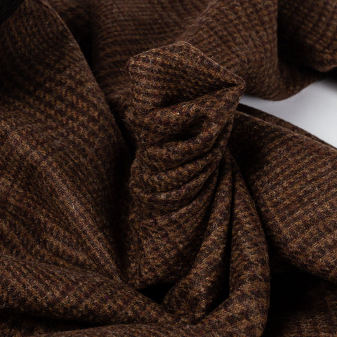 Barbour Brown Checked Tracker Wool Jacket 2