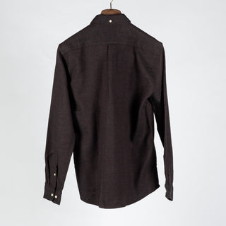 Barbour Brown Herringbone Buckley Button Down Shirt 5