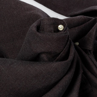 Barbour Brown Herringbone Buckley Button Down Shirt 2