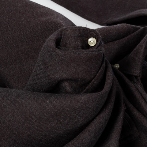 Barbour Brown Herringbone Buckley Button Down Shirt 2