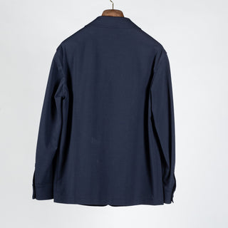 Latorre Navy Cotton Blend Overshirt 5