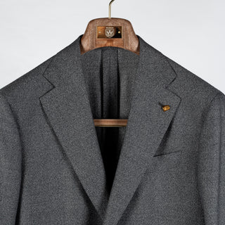 Latorre Textured Mid Grey Unlined Wool Blazer 7