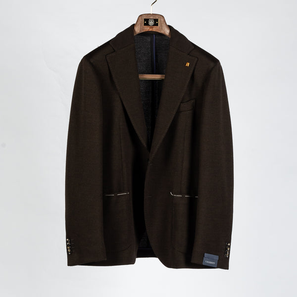 Brown Knitted Blazer