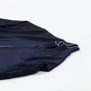 Gran Sasso Navy & Grey Ultralight Spring Zip Up Sweater 8