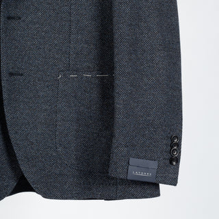 Latorre Textured Mottled Navy Blazer 4