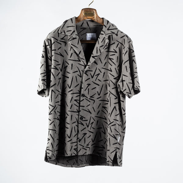 Grey Printed Yolor Lounge Shirt