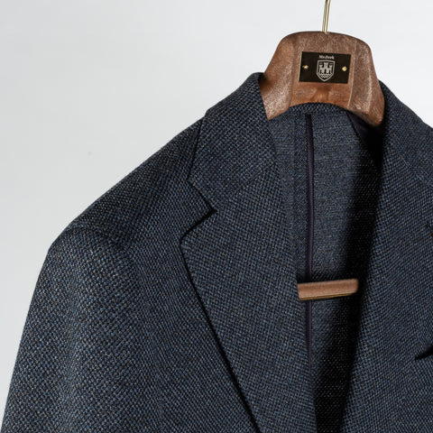Latorre Textured Mottled Navy Blazer 3