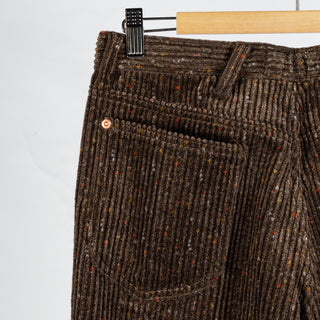 Wythe Rustic Brown Donegal Corduroy Five Pocket Pants 6