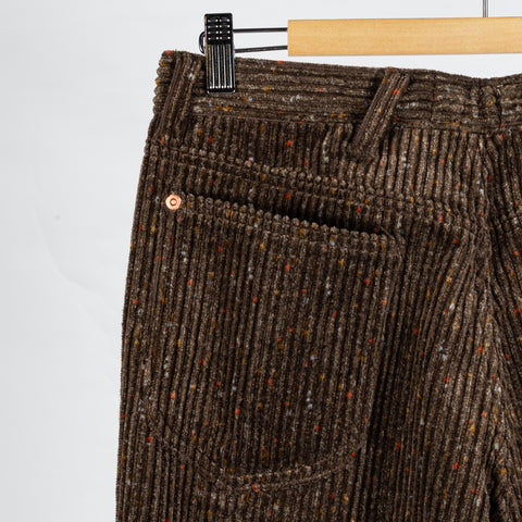 Wythe Rustic Brown Donegal Corduroy Five Pocket Pants 6