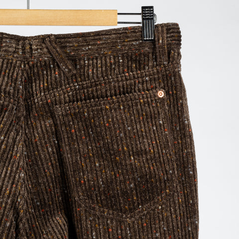 Wythe Rustic Brown Donegal Corduroy Five Pocket Pants 7