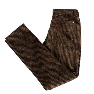 Wythe Rustic Brown Donegal Corduroy Five Pocket Pants 9