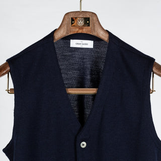 Gran Sasso Navy 5 Wool Vest 6