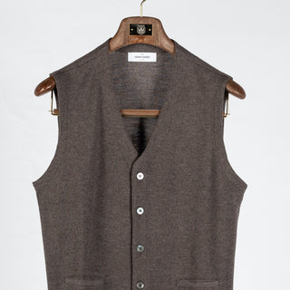 Gran Sasso Grey-Brown 5 Wool Vest 5