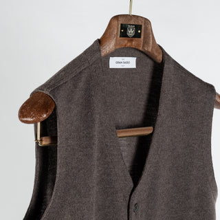Gran Sasso Grey-Brown 5 Wool Vest 3