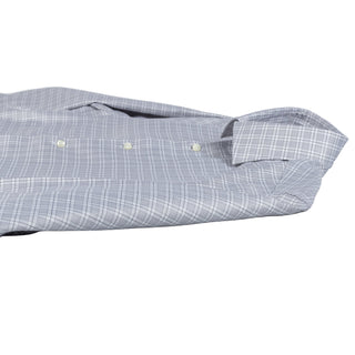 Stenstrom Grey Checked Twill Dress Shirt 8