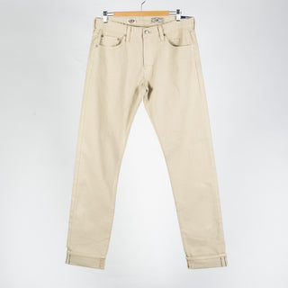 AG Tellis Selvage Marble Tan Denim 1
