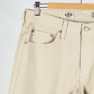 AG Tellis Selvage Marble Tan Denim 3