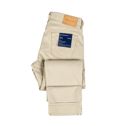 AG Tellis Selvage Marble Tan Denim 8