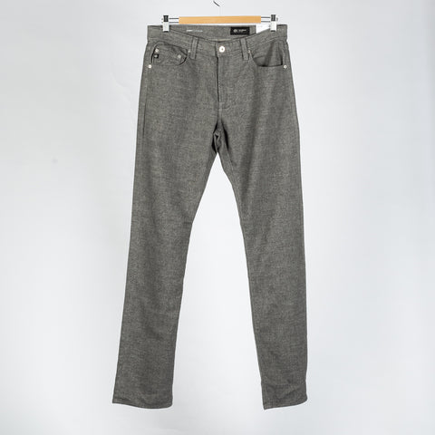 AG Everett Textured Heather Charcoal Trouser 1