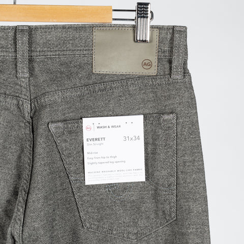 AG Everett Textured Heather Charcoal Trouser 7