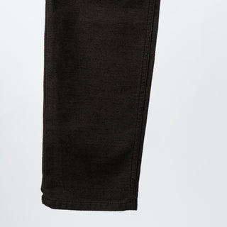 Alberto Dark Green Pipe Trousers - Tan, Wool, Cotton, Polyester, Regular Fit - View 6