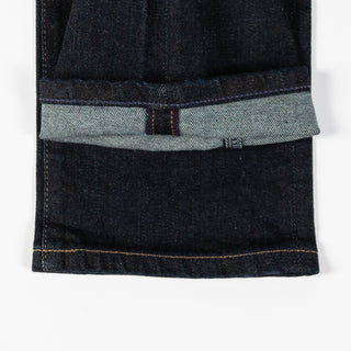AG Tellis New Union Dark 12oz Denim - Navy, Cotton, Denim, Leather, Tapered - Alternate View