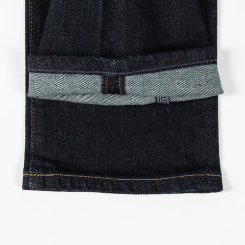 AG Tellis New Union Dark 12oz Denim - Navy, Cotton, Denim, Leather, Tapered - Alternate View