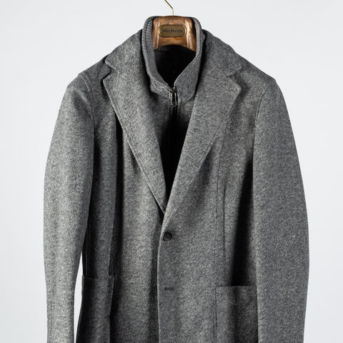 Fradi Grey Giacca Uomo Jacket Blazer - Wool, Italian, Made In Italy - View 7