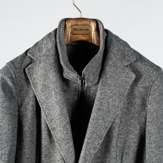 Fradi Grey Giacca Uomo Jacket Blazer - Wool, Italian, Made In Italy - View 8