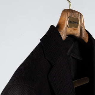 Tagliatore Black Herringbone Blazer 3