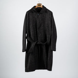 Tagliatore Charcoal Belted OverCoat 1