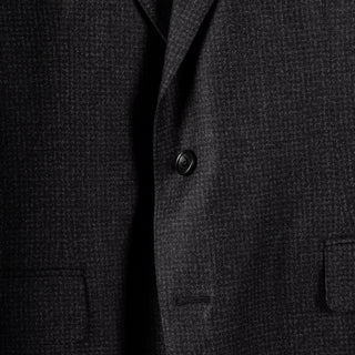 Tagliatore Charcoal Micro Check Wool Suit 5