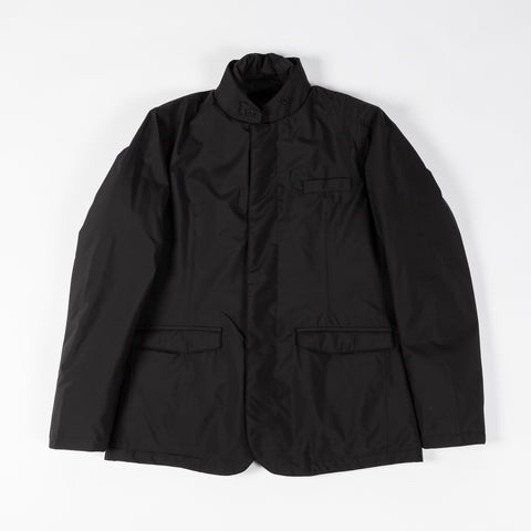 Fradi Black Piumino Uomo Down Jacket - Cotton, Cashmere, Denim, Made In Italy - Alternate View