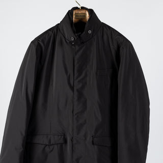 Fradi Black Piumino Uomo Down Jacket - Cotton, Cashmere, Denim, Made In Italy - View 7