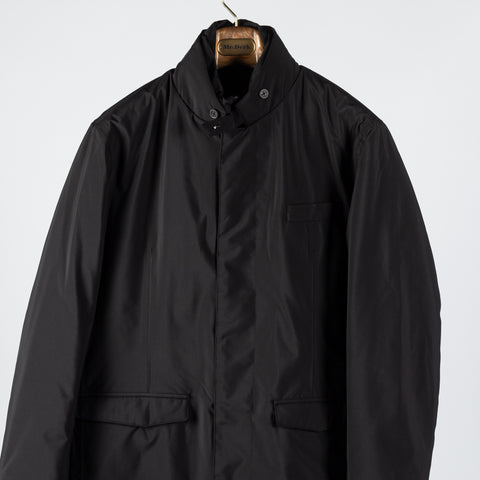 Fradi Black Piumino Uomo Down Jacket - Cotton, Cashmere, Denim, Made In Italy - View 7