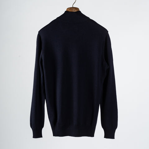 Gran Sasso Navy Full Zip Cardigan 5