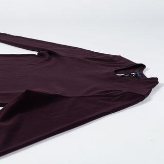 PYA PYA FW24 Seasonal Bordeaux Long Sleeve T-Shirt 8