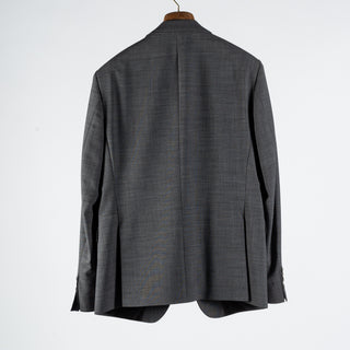Joop Textured Charcoal Herby-Blayr Stretch Suit - Black, Wool, Merino, Oxford, Slim Fit, Made In Portugal - View 6
