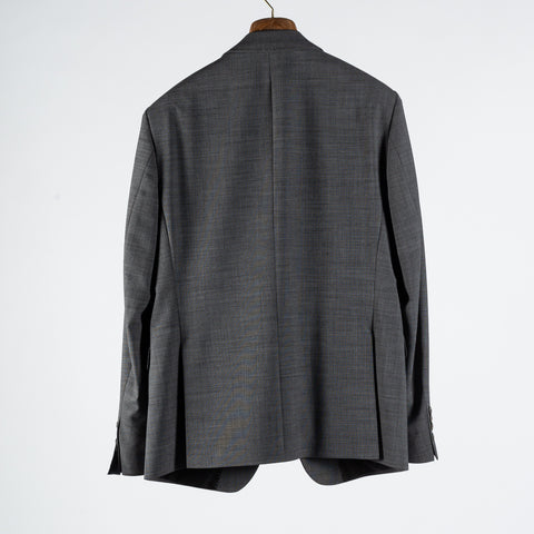 Joop Textured Charcoal Herby-Blayr Stretch Suit - Black, Wool, Merino, Oxford, Slim Fit, Made In Portugal - View 6