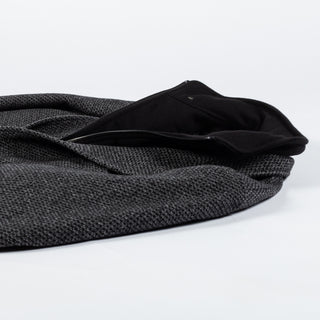 Joop Textured Charcoal Hectar Jacket - Black, Wool, Denim, Oxford, Slim Fit, Made In Portugal - View 8